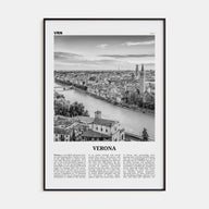 Verona Travel B&W No 1 Poster