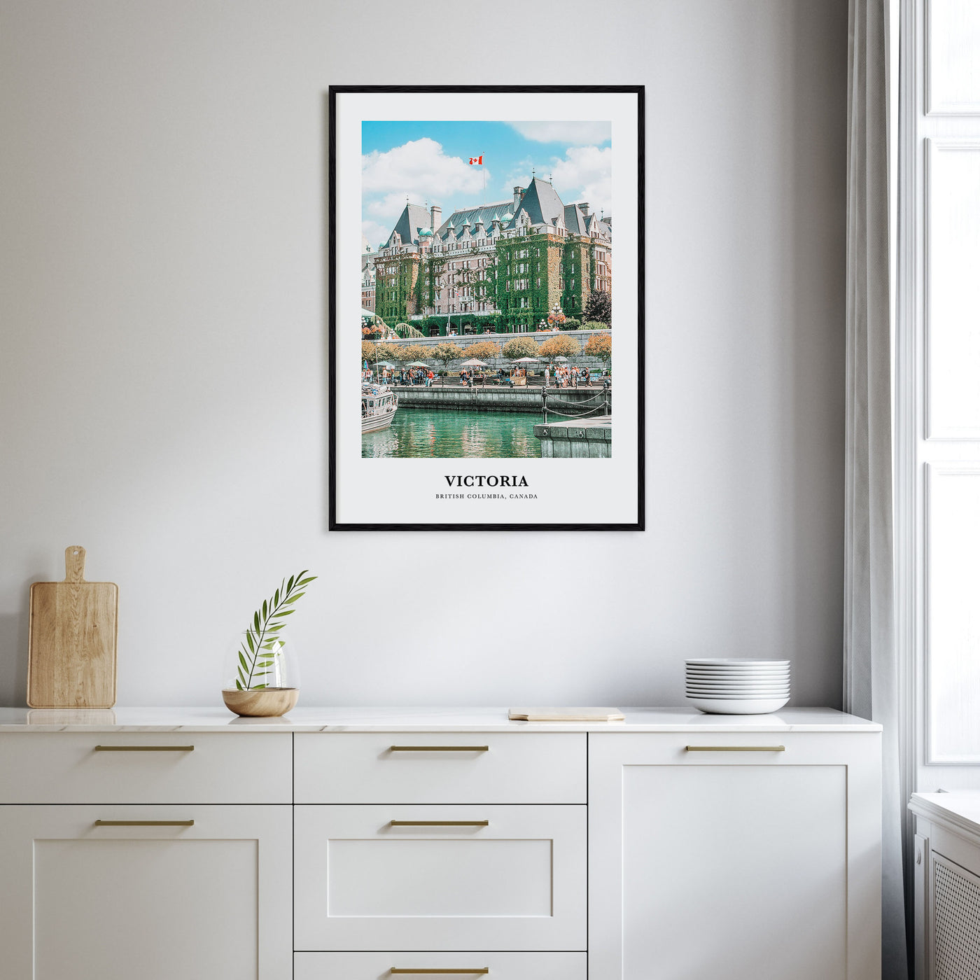 Victoria, Canada Portrait Color Poster