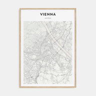 Vienna Map Portrait Poster