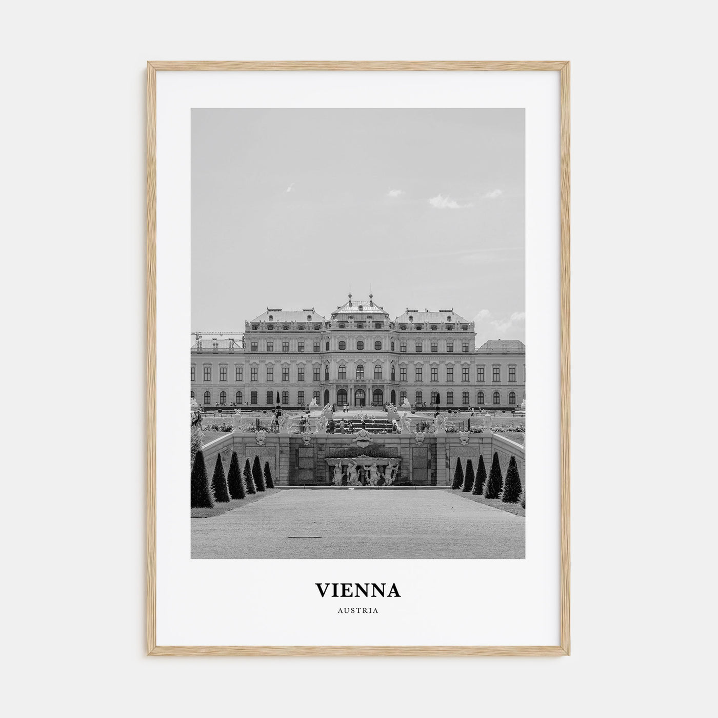 Vienna Portrait B&W No 1 Poster