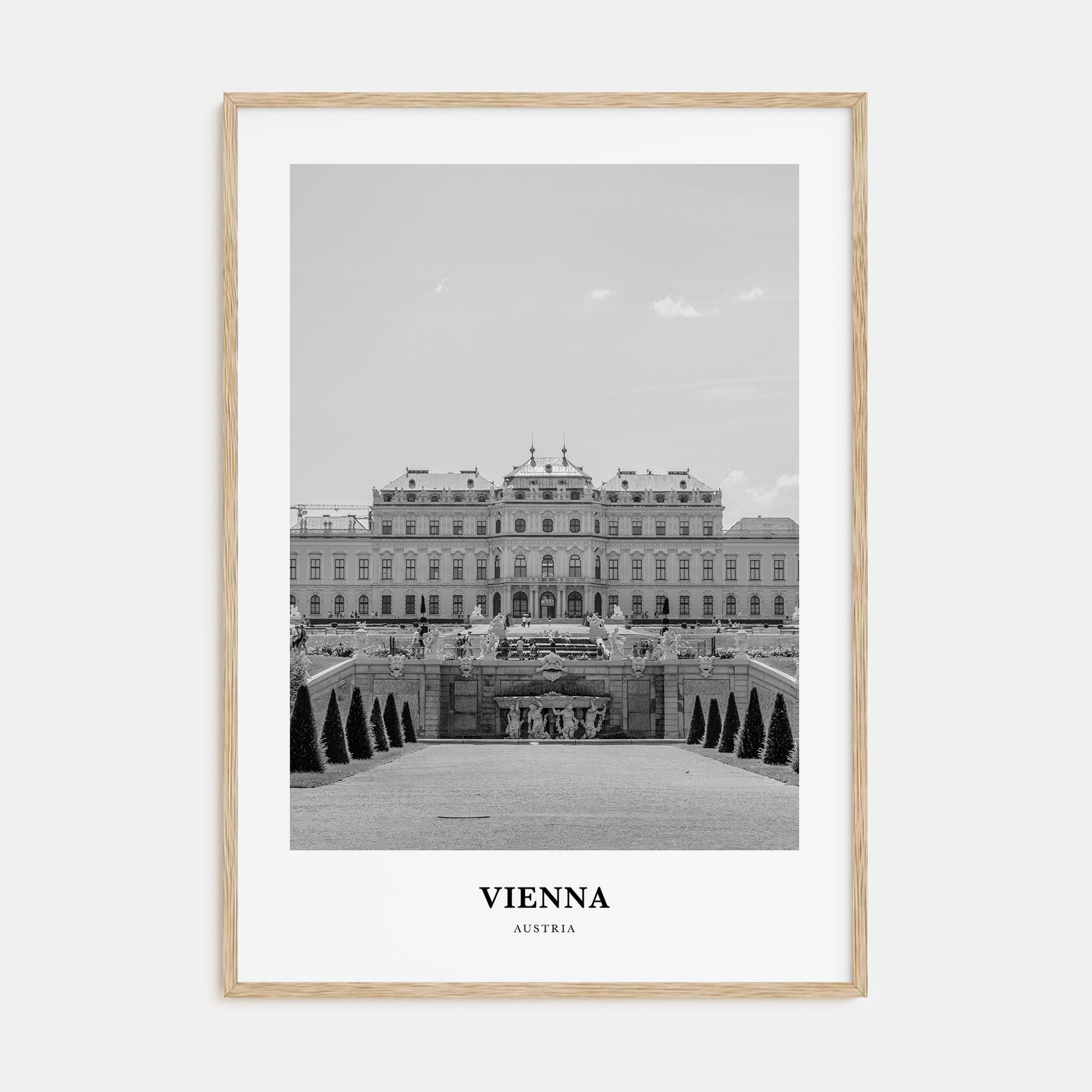 Vienna Portrait B&W No 1 Poster