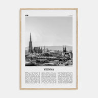 Vienna Travel B&W No 1 Poster