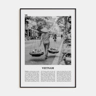 Vietnam Travel B&W No 2 Poster