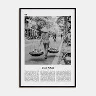 Vietnam Travel B&W No 2 Poster