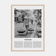 Vietnam Travel B&W No 2 Poster