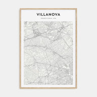 Villanova Map Portrait Poster