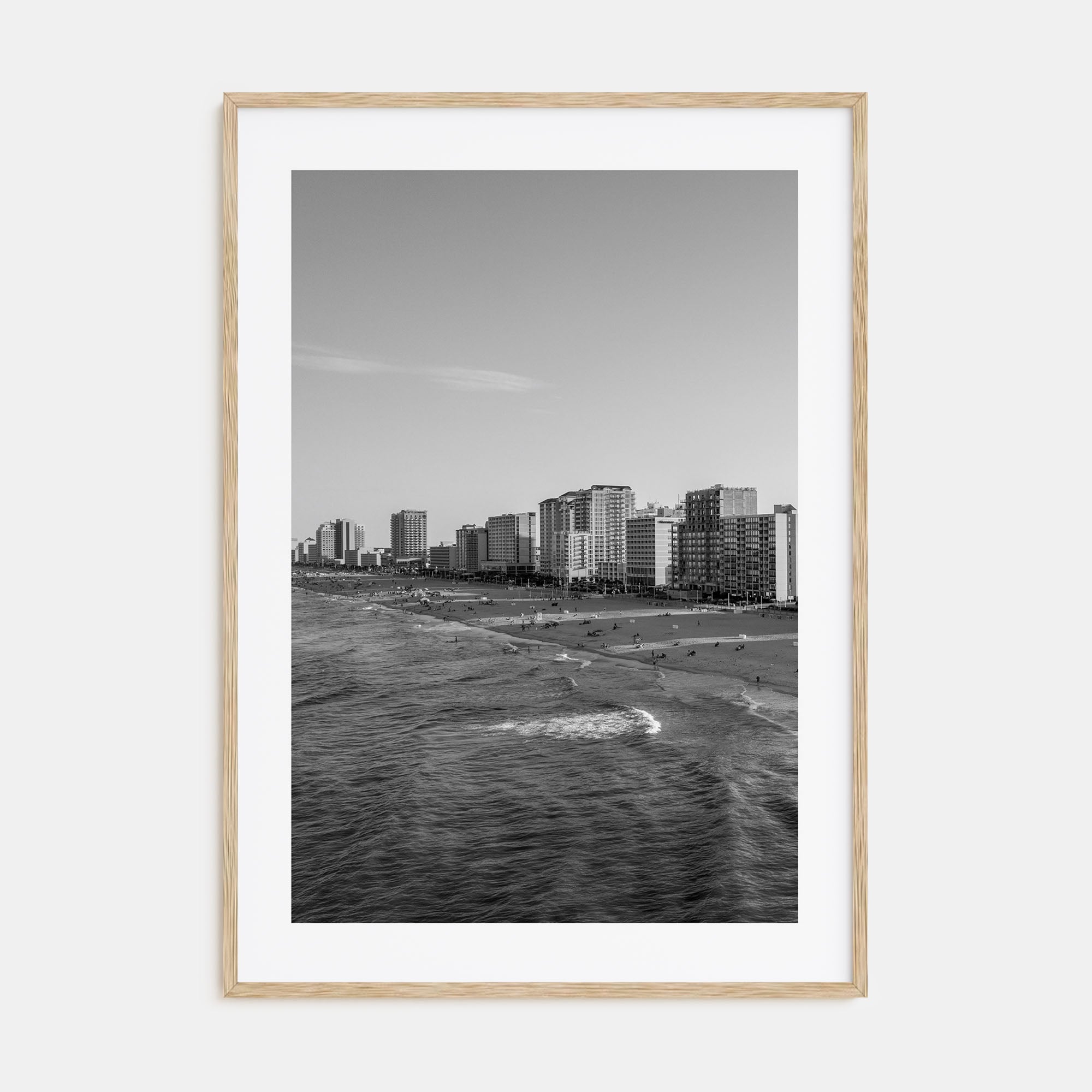 Virginia Beach Photo B&W Poster