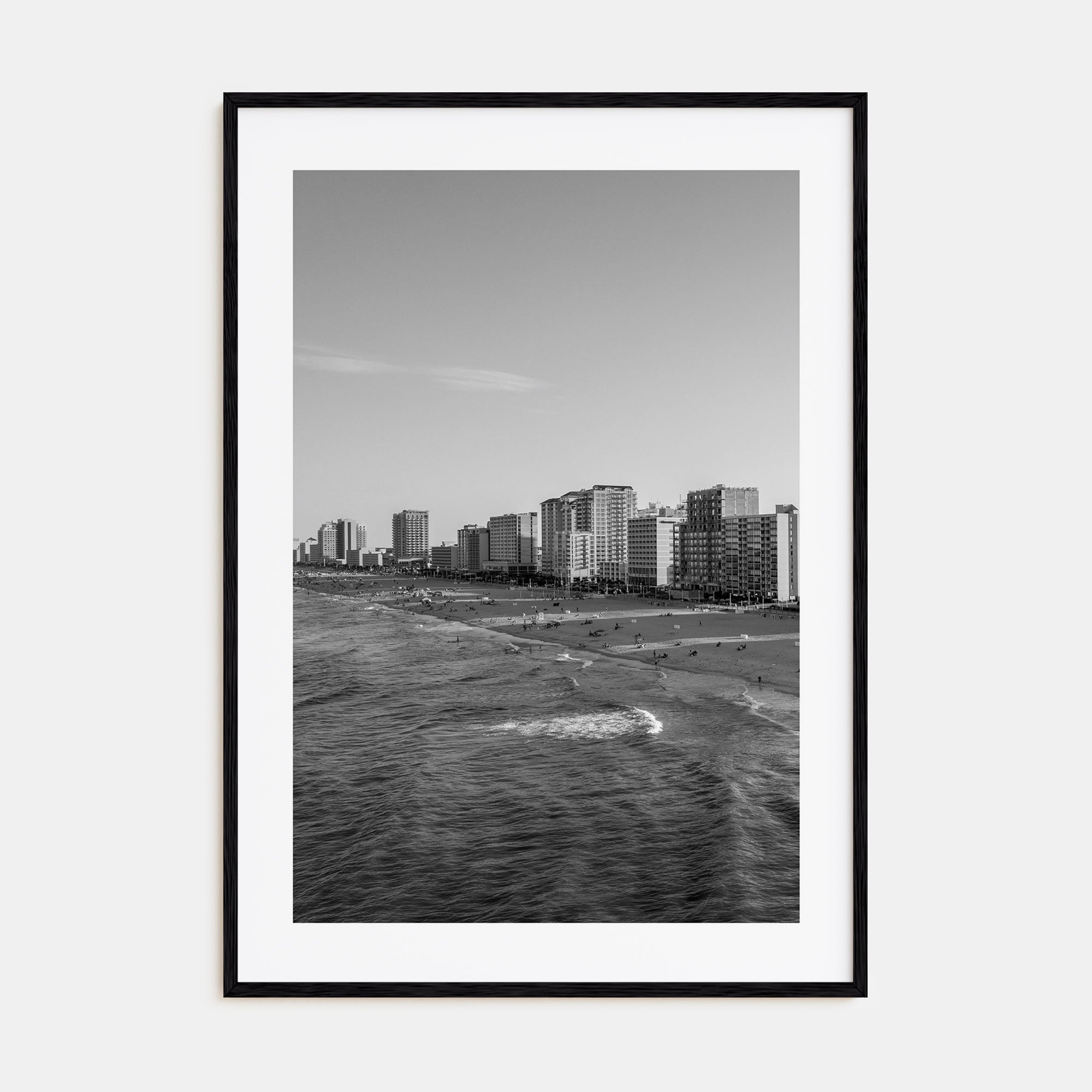 Virginia Beach Photo B&W Poster