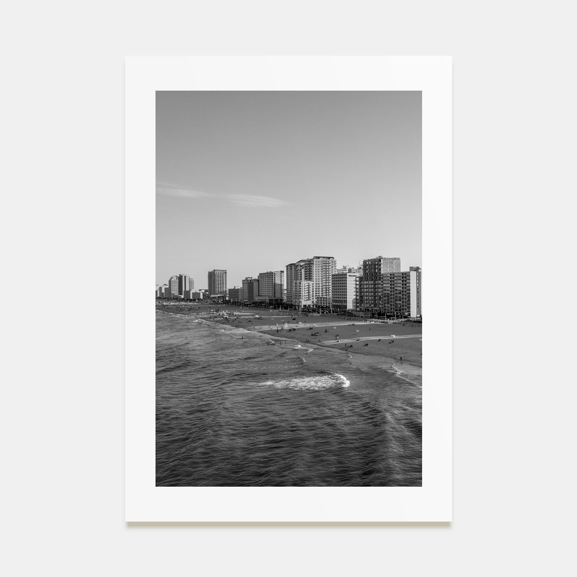 Virginia Beach Photo B&W Poster