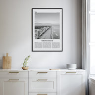 Virginia Beach Travel B&W Poster