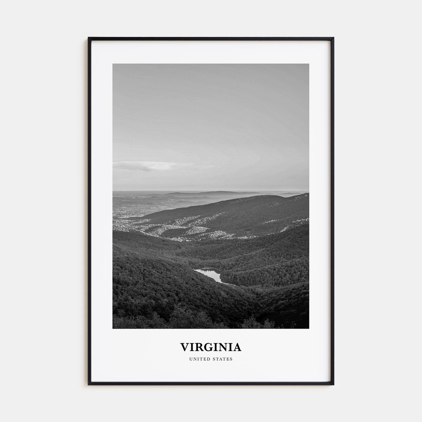 Virginia Portrait B&W No 2 Poster