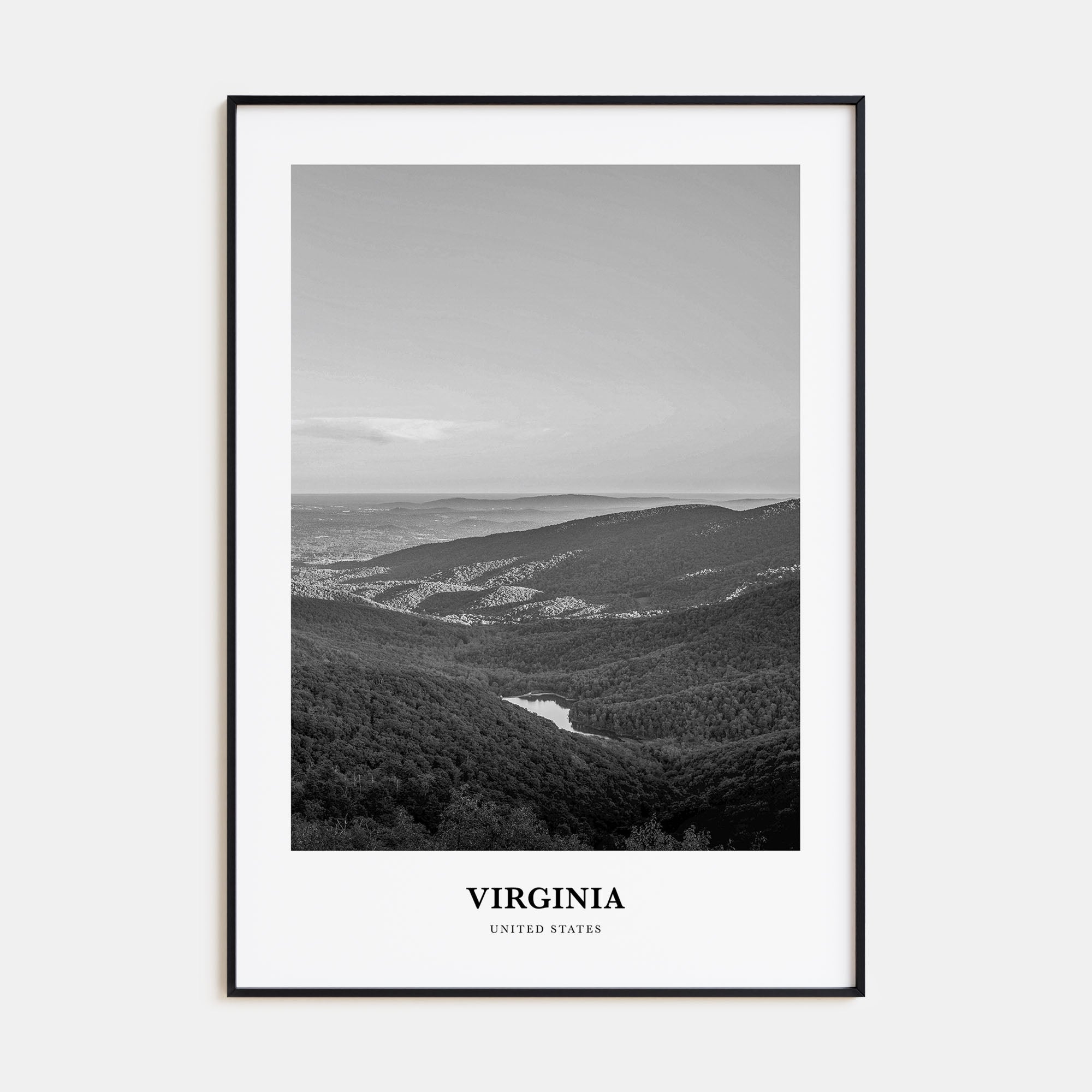 Virginia Portrait B&W No 2 Poster