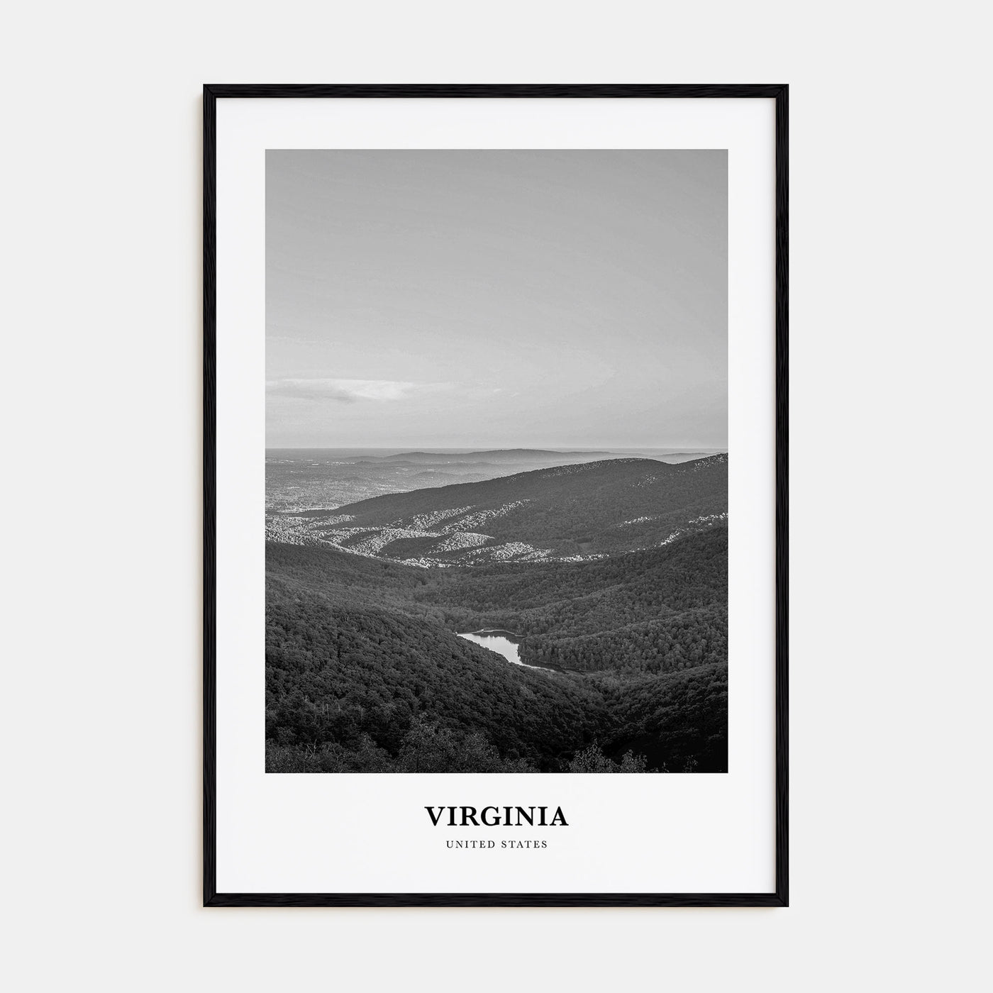 Virginia Portrait B&W No 2 Poster