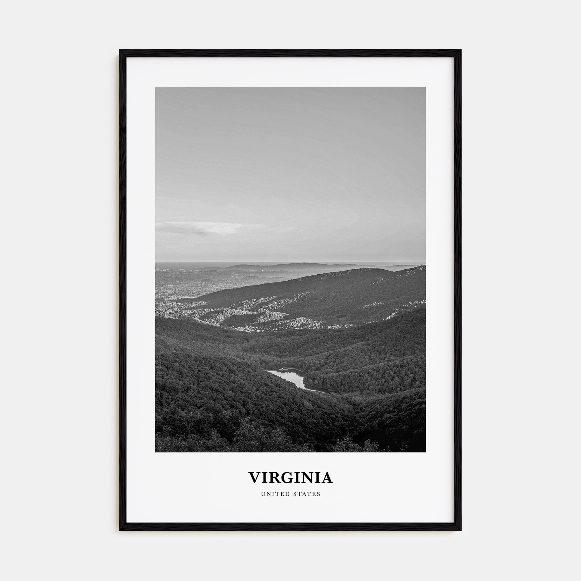Virginia Portrait B&W No 2 Poster
