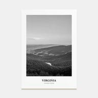 Virginia Portrait B&W No 2 Poster