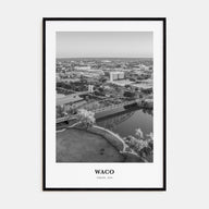 Waco Portrait B&W Poster