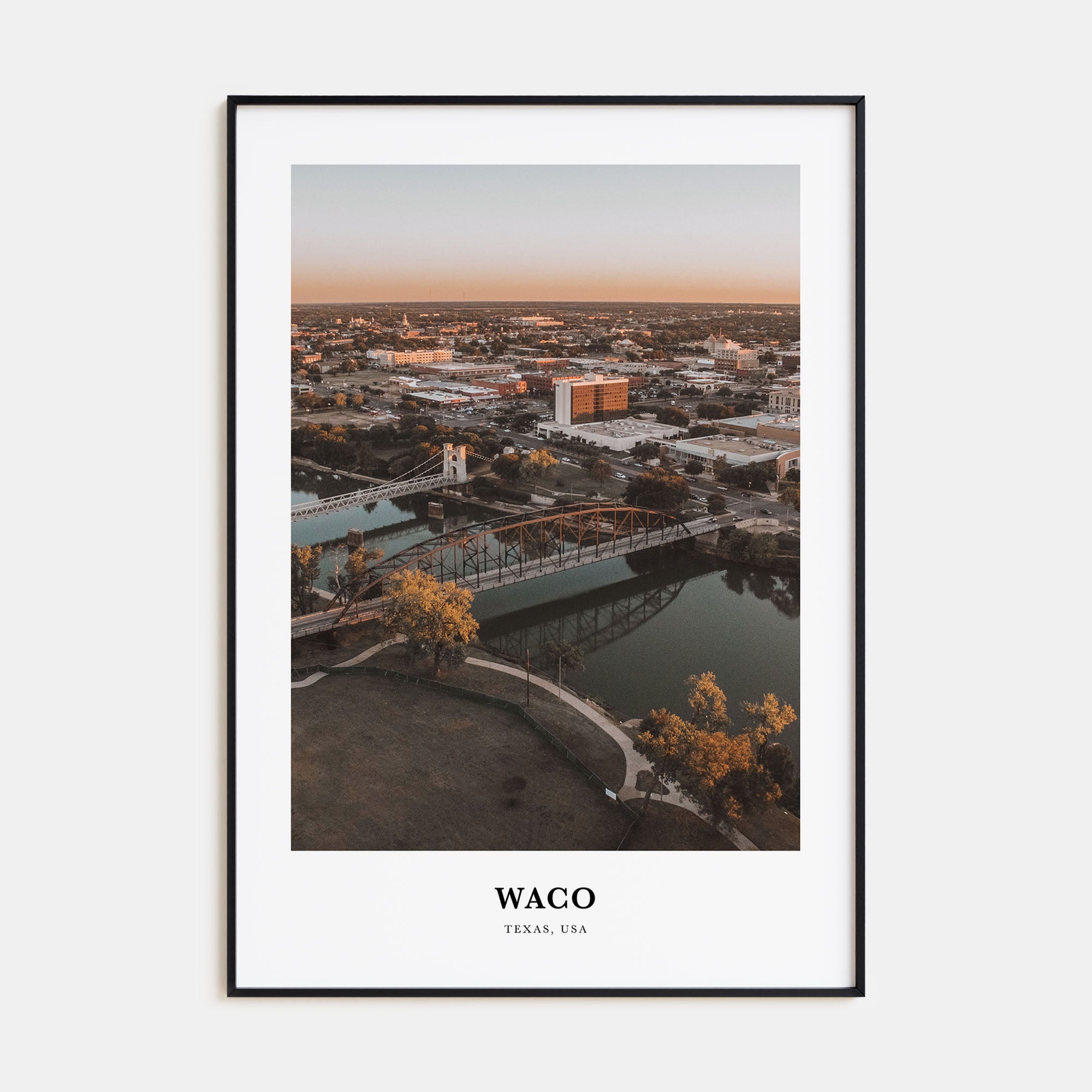 Waco Portrait Color Poster