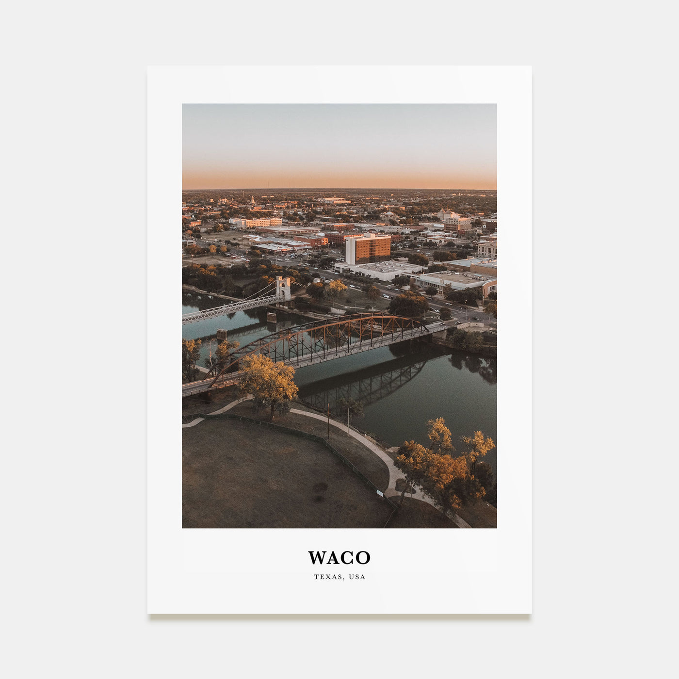 Waco Portrait Color Poster