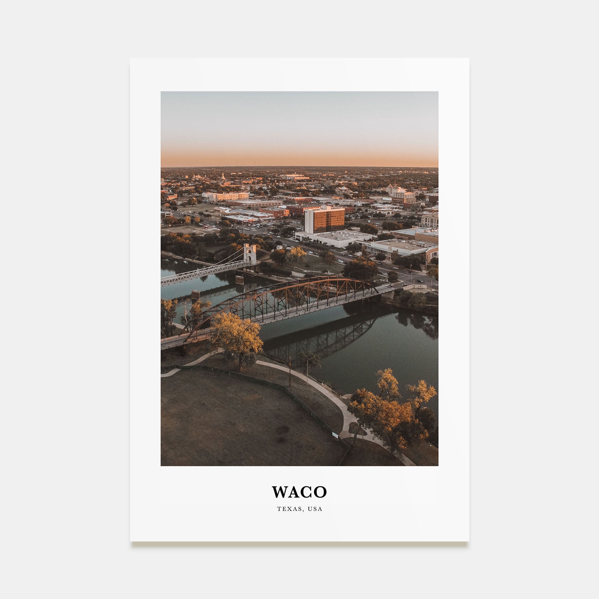 Waco Portrait Color Poster
