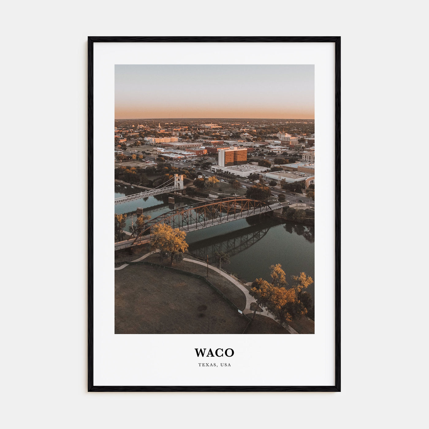 Waco Portrait Color Poster