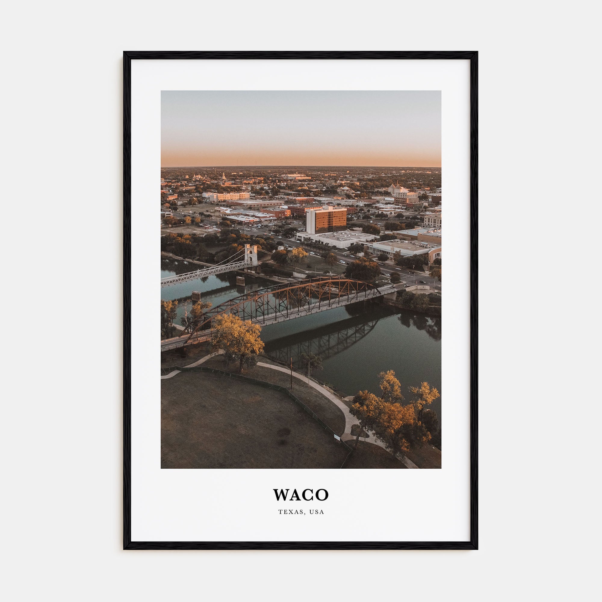 Waco Portrait Color Poster