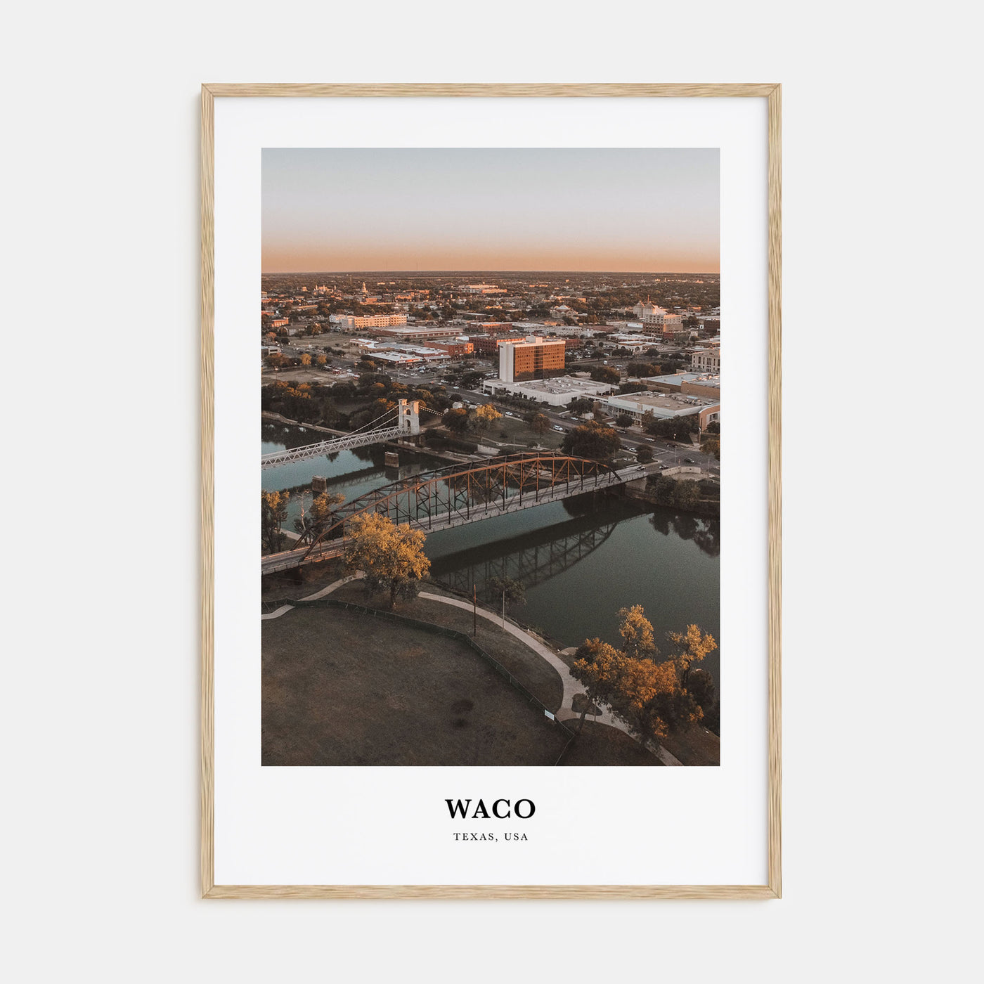 Waco Portrait Color Poster