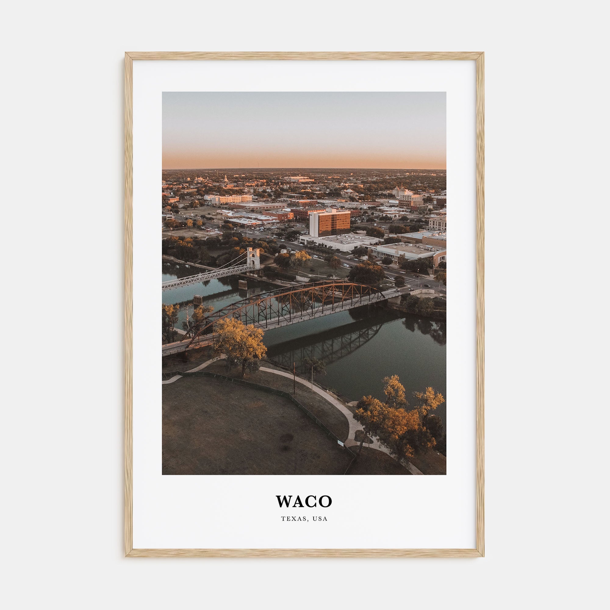 Waco Portrait Color Poster