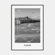 Waikiki Portrait B&W Poster