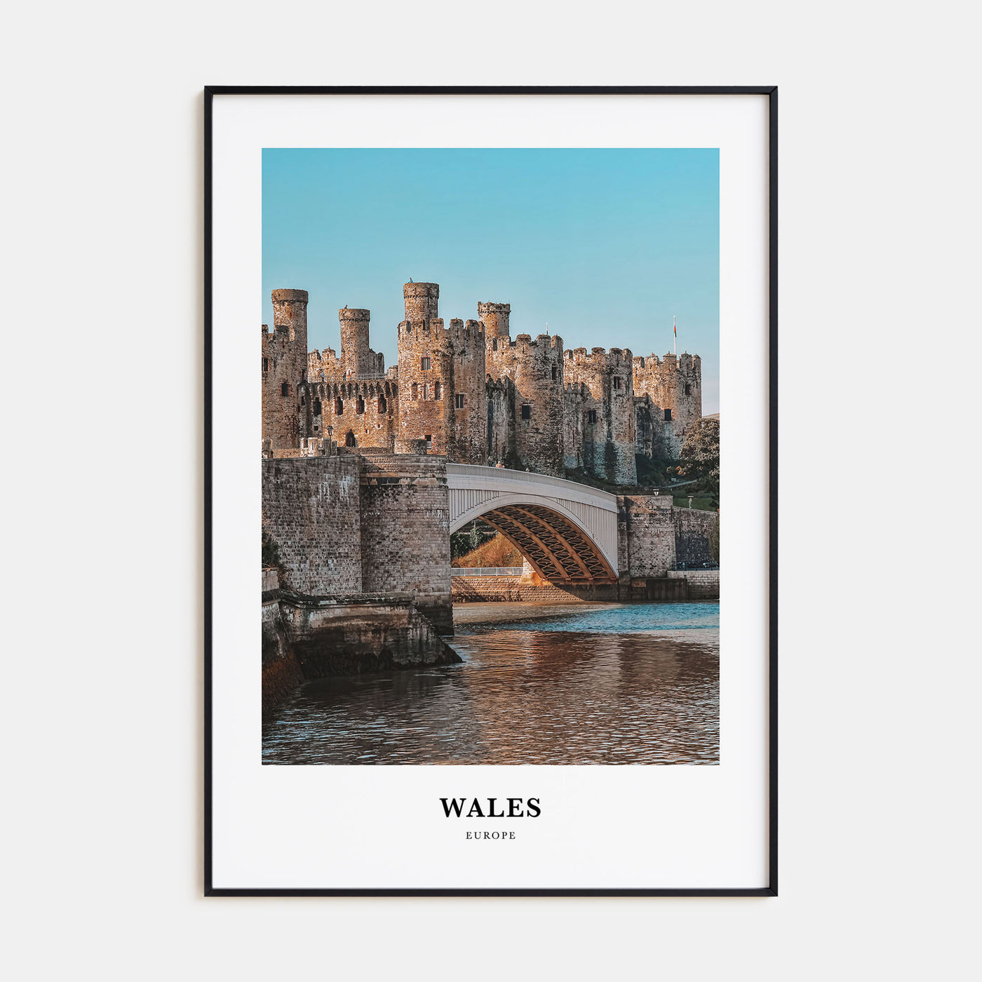 Wales Portrait Color Poster