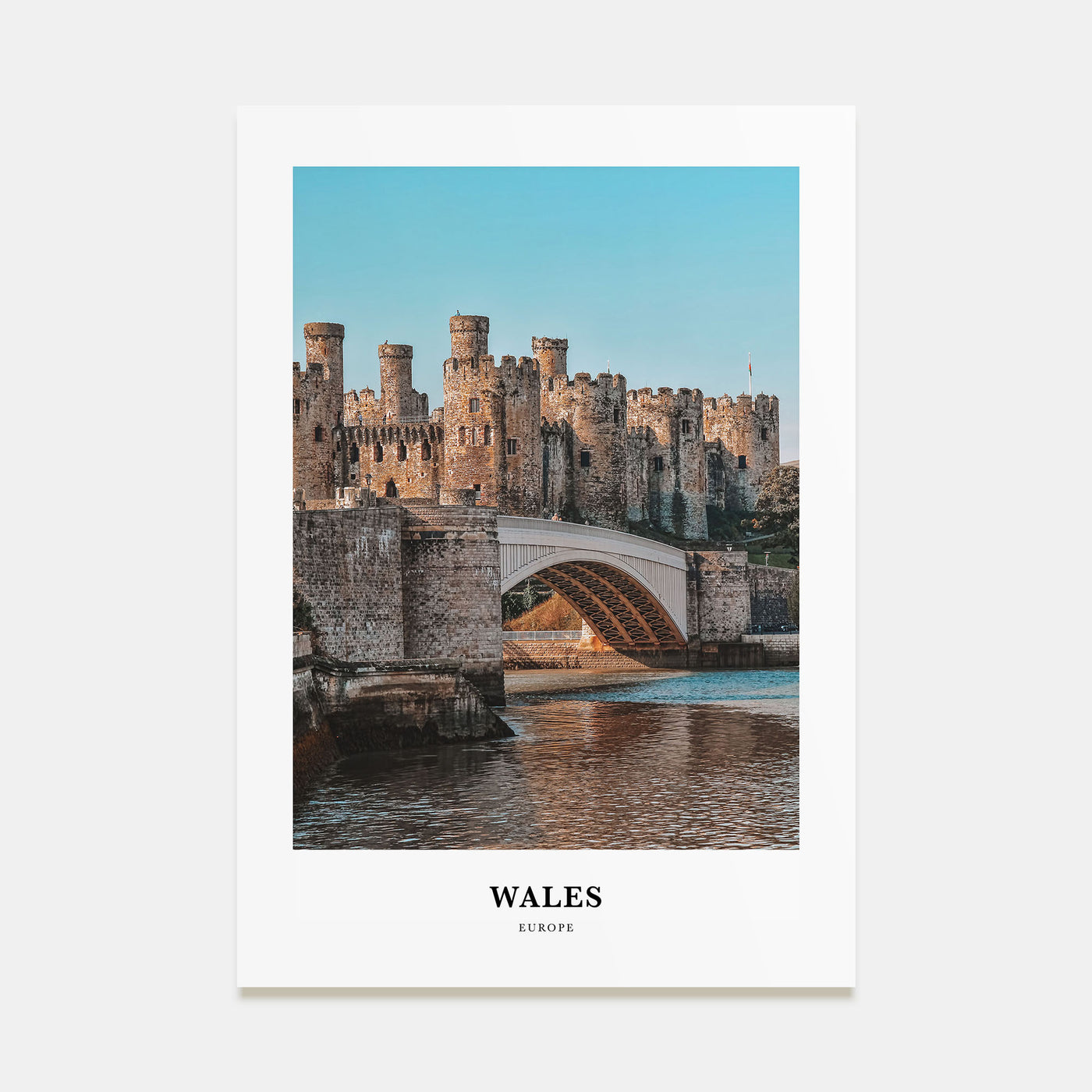 Wales Portrait Color Poster