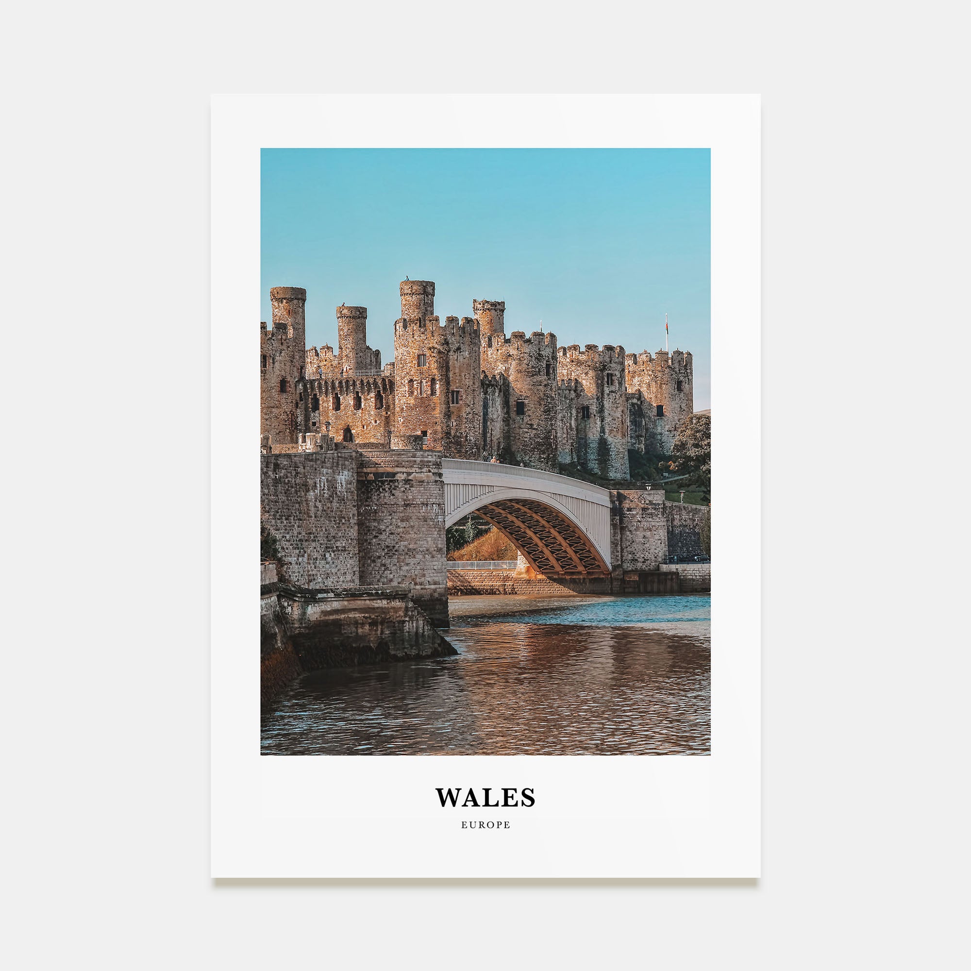 Wales Portrait Color Poster