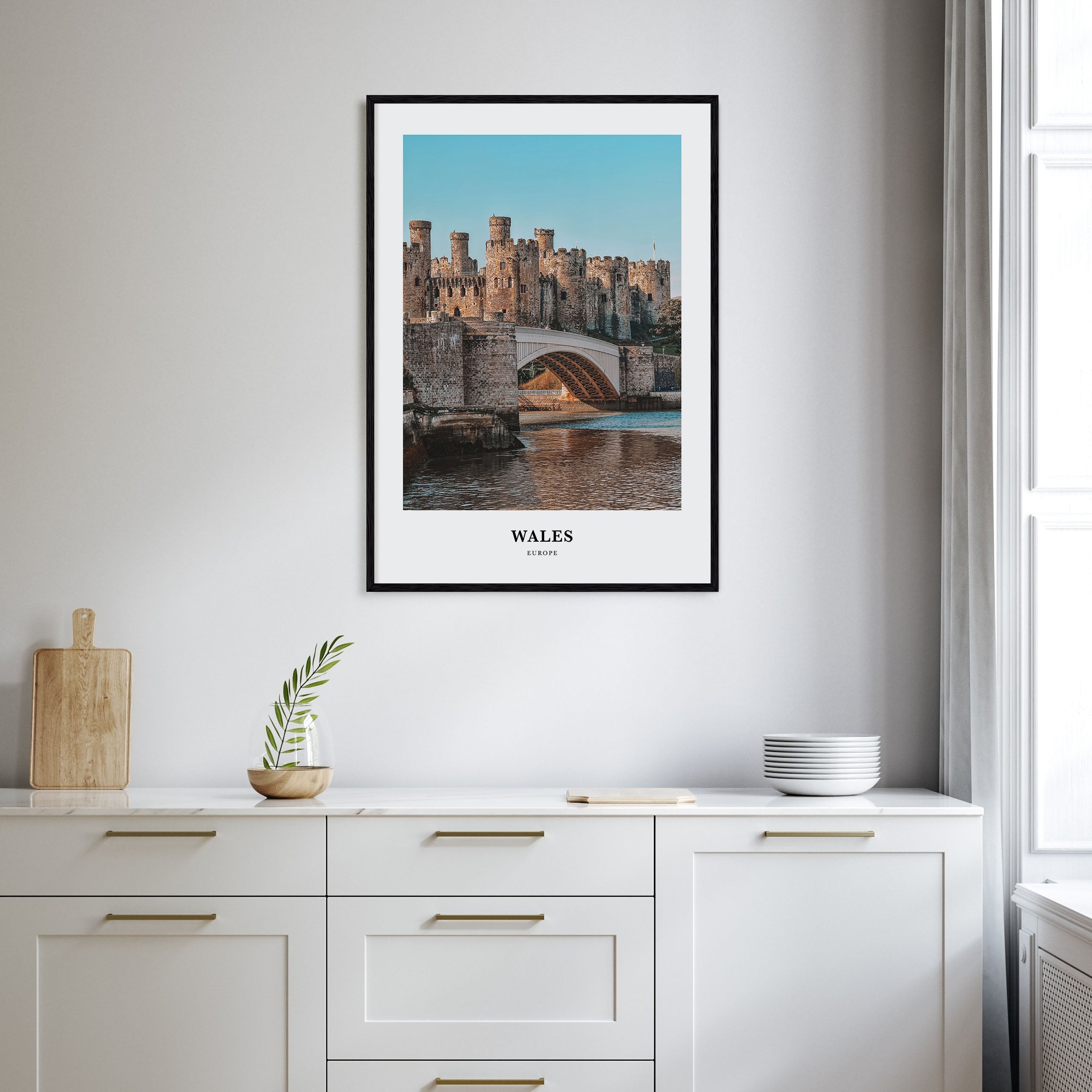 Wales Portrait Color Poster