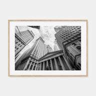 Wall Street Landscape B&W Poster
