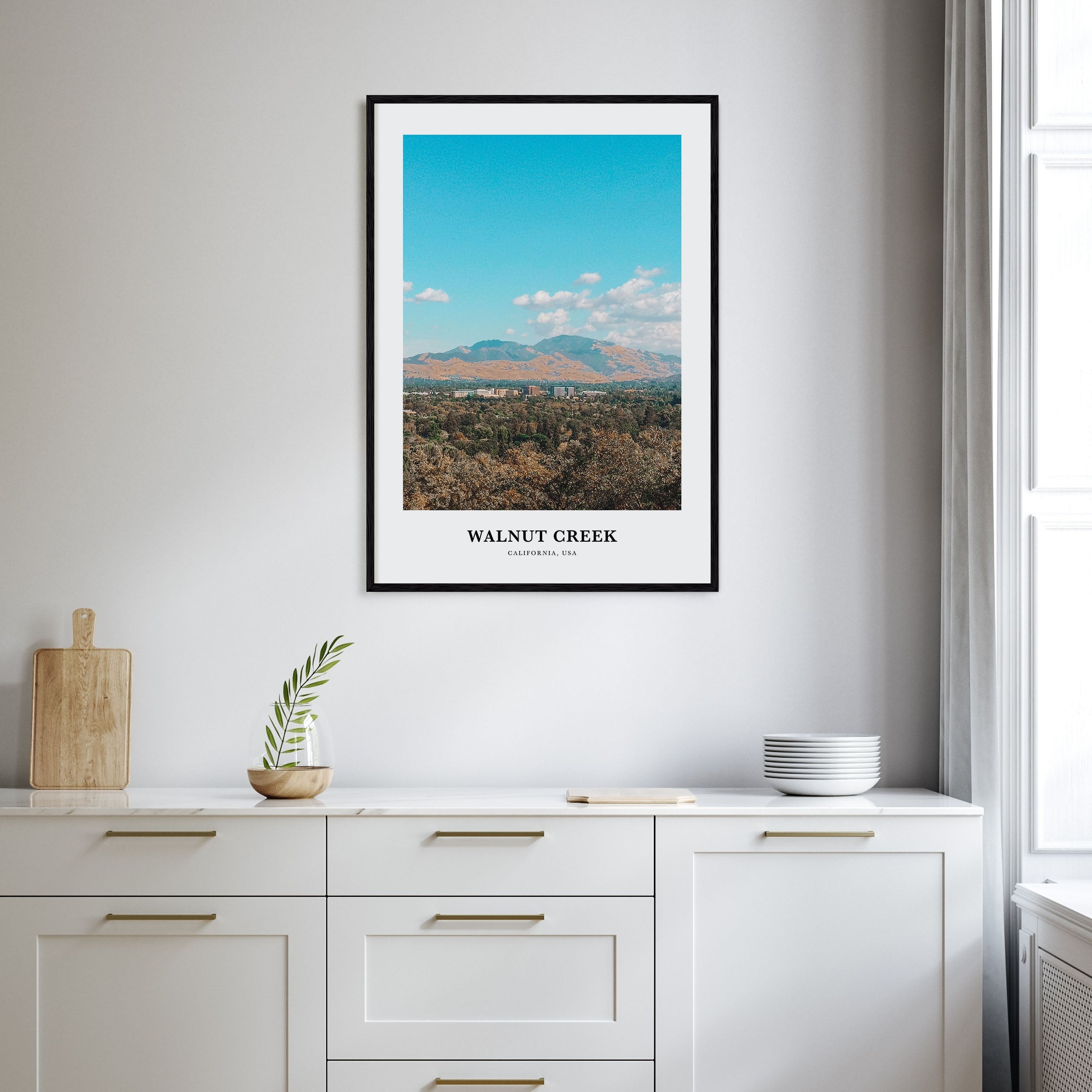 Walnut Creek Portrait Color Poster