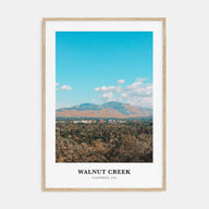 Walnut Creek Portrait Color Poster