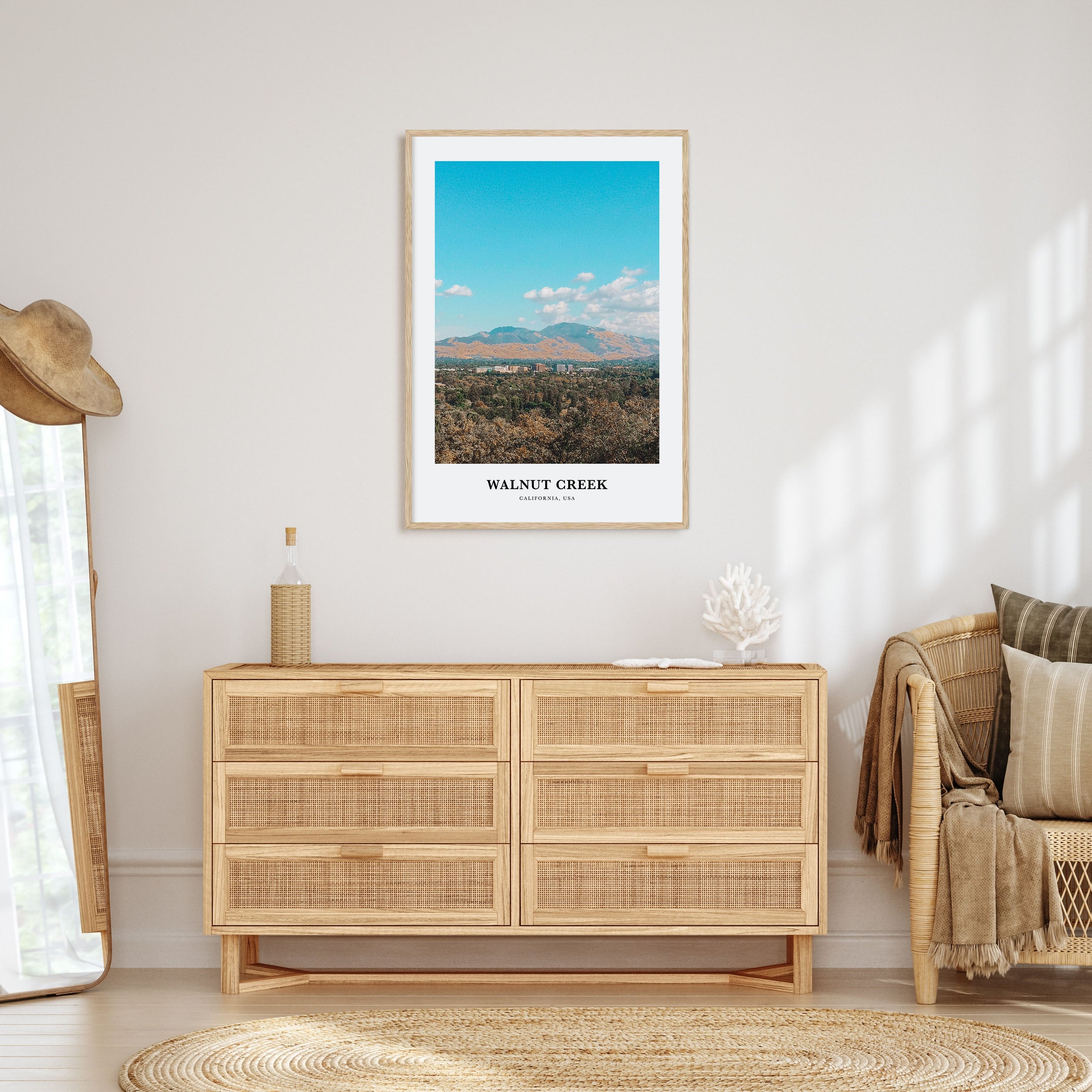 Walnut Creek Portrait Color Poster