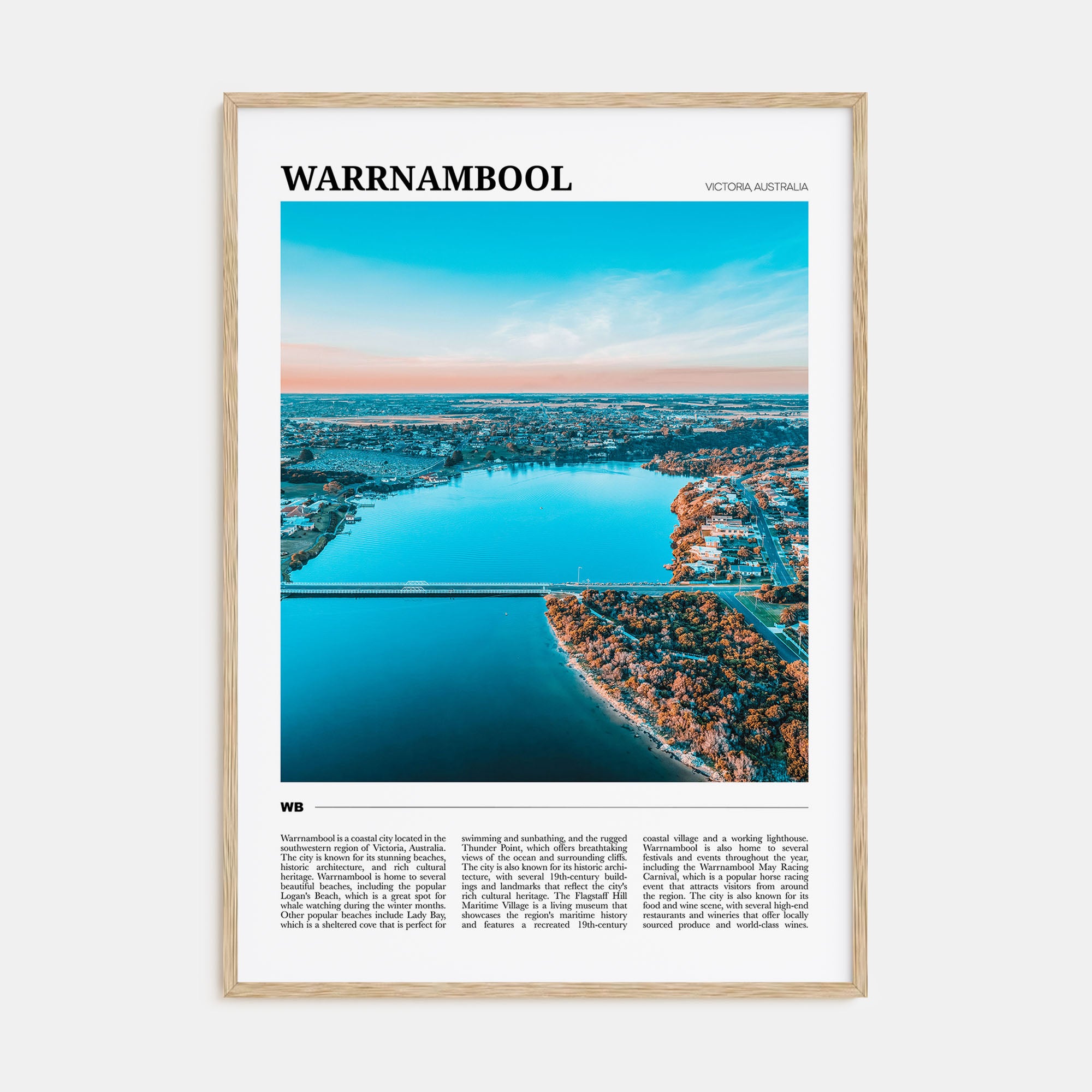 Warrnambool Travel Color Poster