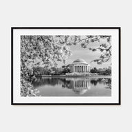 Washington, D.C. Landscape B&W Poster