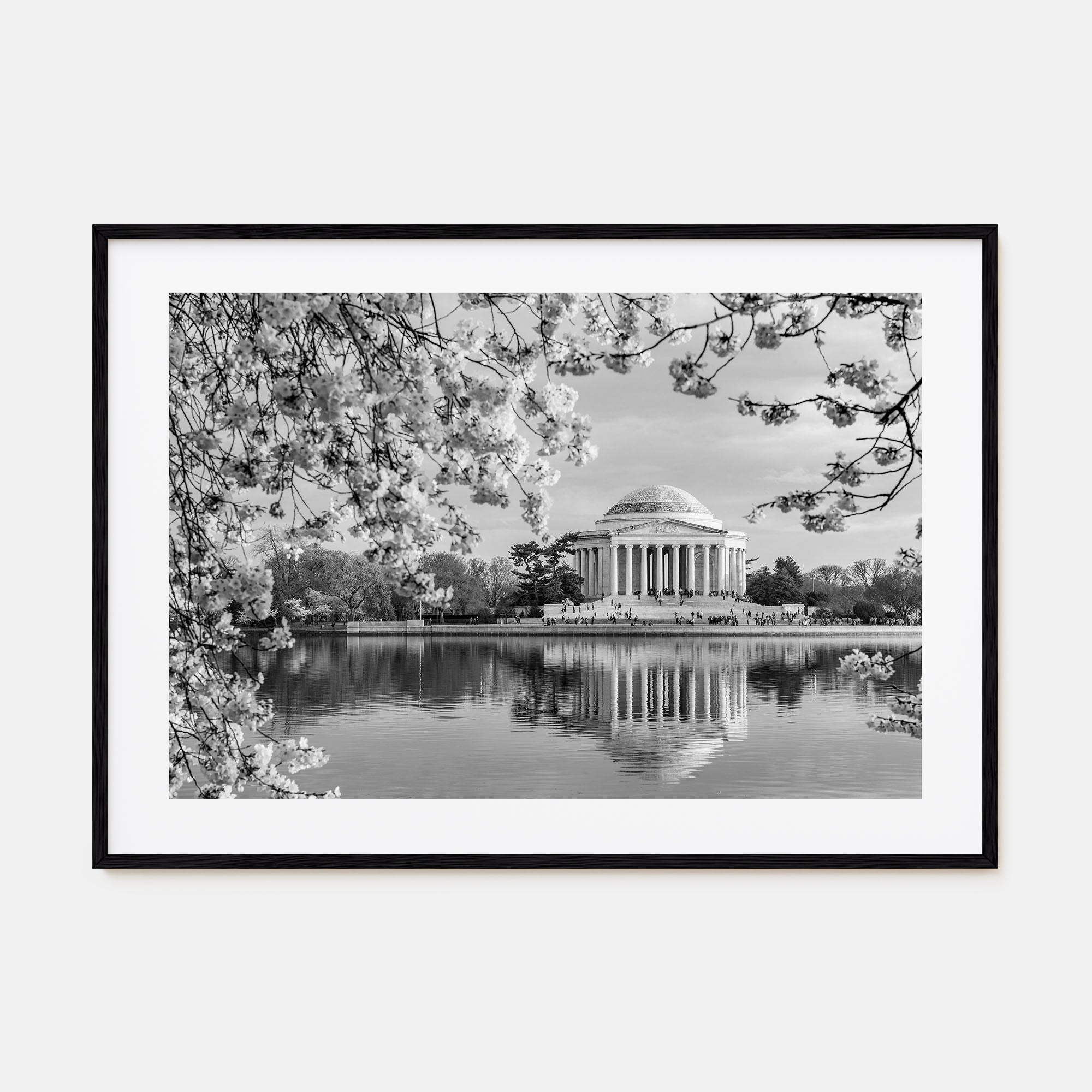 Washington, D.C. Landscape B&W Poster