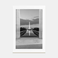 Washington, D.C. Photo B&W No 2 Poster