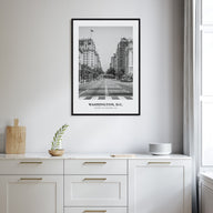 Washington, D.C. Portrait B&W No 2 Poster