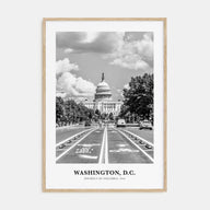 Washington, D.C. Portrait B&W No 3 Poster