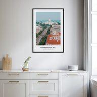 Washington, D.C. Portrait Color No 2 Poster