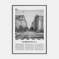 Washington, D.C. Travel B&W No 2 Poster