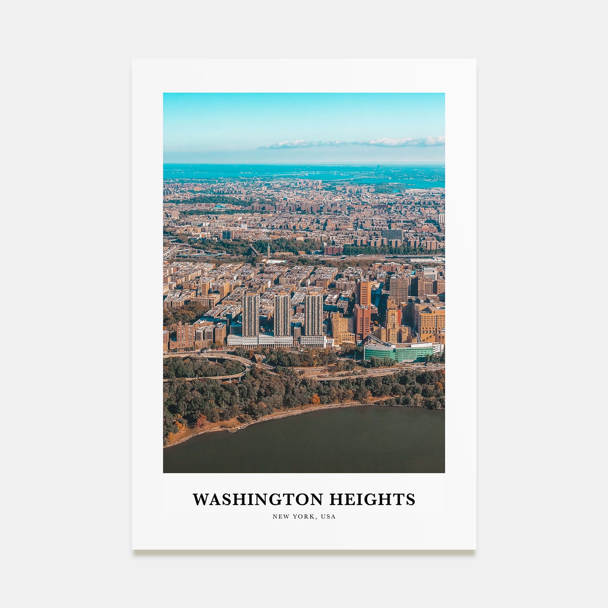 Washington Heights Portrait Color Poster