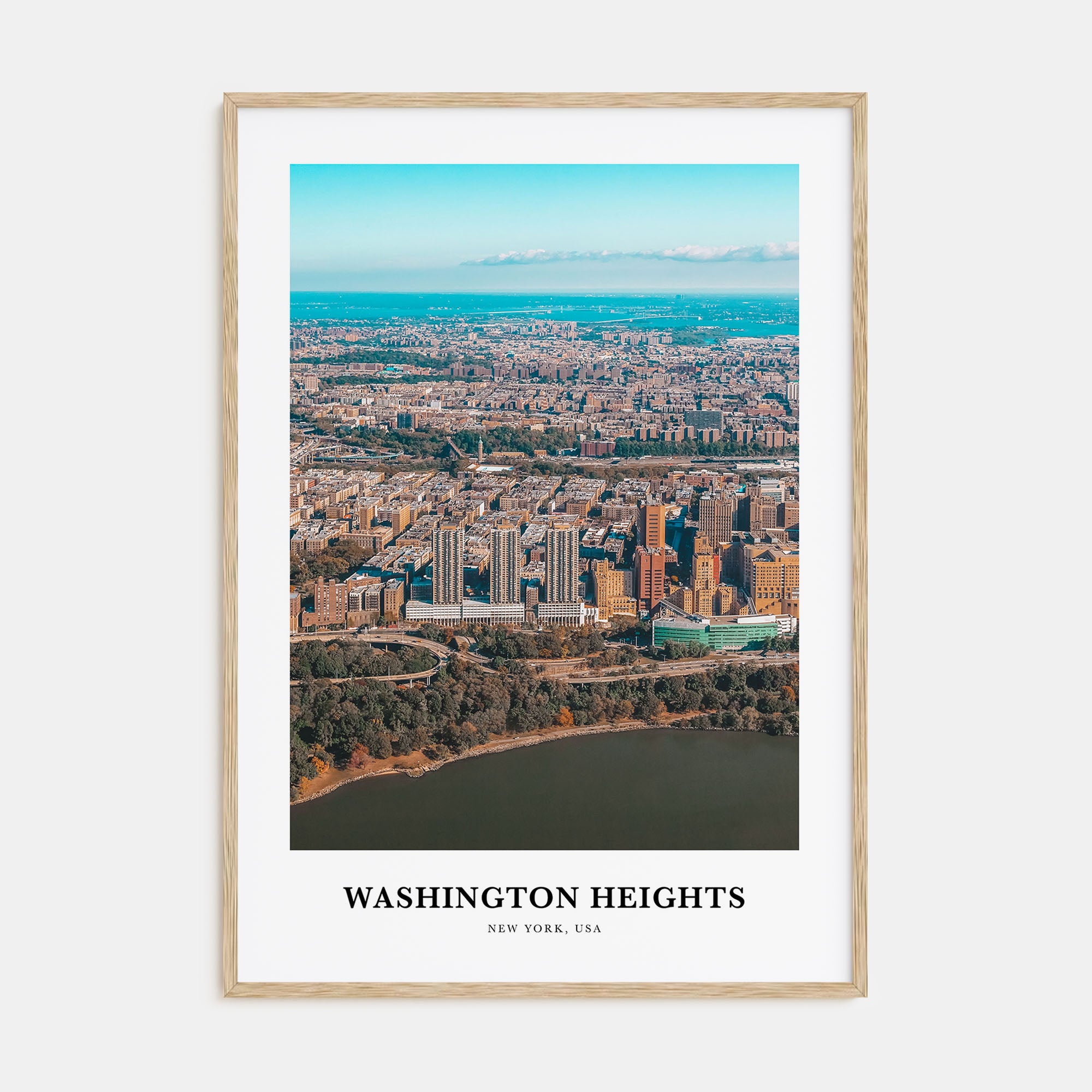 Washington Heights Portrait Color Poster