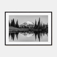 Washington (State) Landscape B&W No 1 Poster