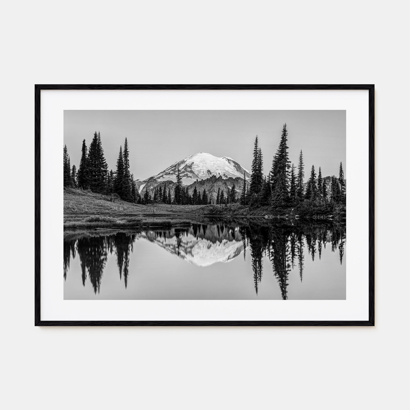 Washington (State) Landscape B&W No 1 Poster