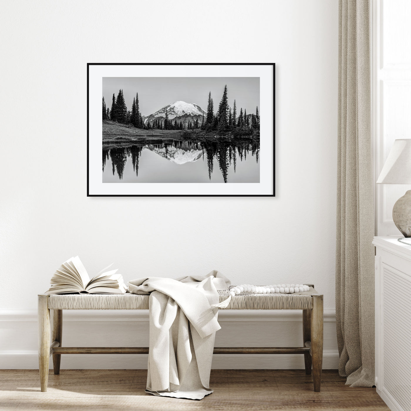 Washington (State) Landscape B&W No 1 Poster