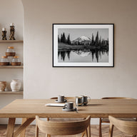 Washington (State) Landscape B&W No 1 Poster